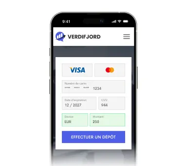 Ajouter fonds sur Site officiel de Verdifjord